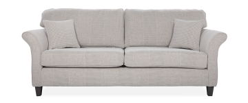 Veranna 4 Seater Fabric Sofa in Windsor Stripe Stone