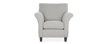 Veranna Fabric Armchair in Windsor Plaid Stone