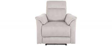 Rhea Stone Grey Power Recliner Armchair