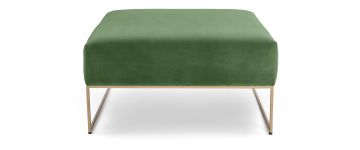 Sleigh Ottoman in Cotton Grass