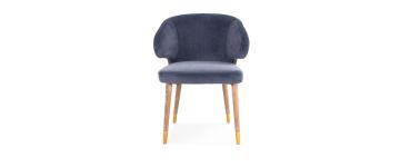 Sofia Navy Velvet Accent Chair