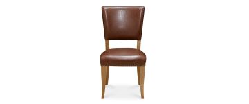 Belgrave Oak & Rustic Tan Dining Chair