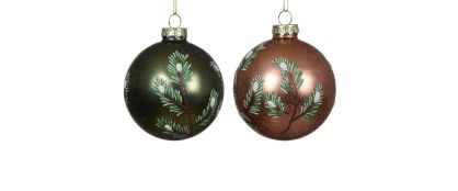 Glass Branch Bauble - Assorted