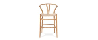 Albany Natural Ash Wooden Bar Stool