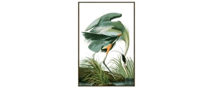 Green Crane Wall Art - 80cm x 120cm