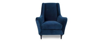 Bella Navy Velvet Occasional Chair