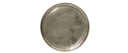 Decorative Round Silver Tray - 30cm