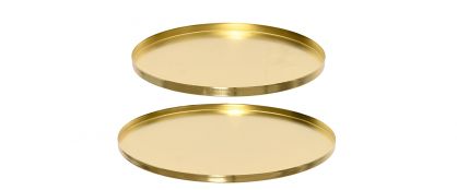 Gold Tray Set of 2
