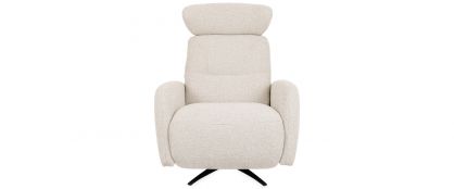 Alexio Sand Fabric Electric Recliner Armchair