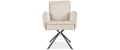 Augusto Light Grey Fabric Dining Chair