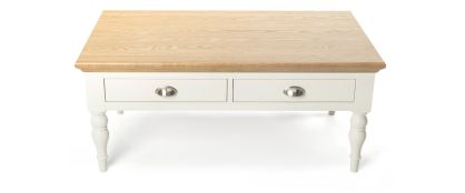 Hampstead Two Tone Coffee Table with Turned Legs