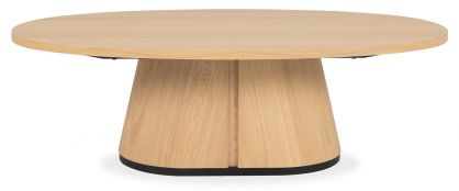 Vega Scandi Oak Oval Coffee Table