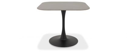 Riva Grey Sintered Stone Ceramic Square Dining Table