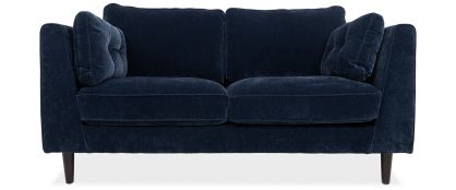 Charlie Midnight Navy Fabric 2 Seater Sofa