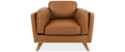 Astoria Tan Leather Armchair