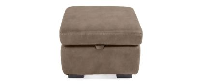 Isabelle Generic Taupe Storage Footstool