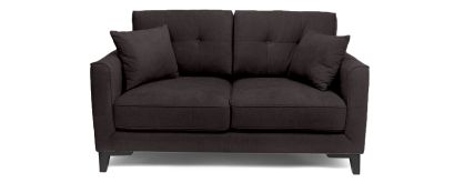 Inspire Charcoal Velvet 2 Seater Sofa