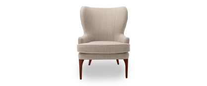 Brody Beige Fabric Accent Chair