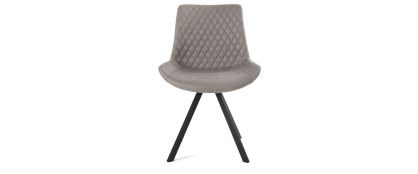 Riviera Grey Fabric Dining Chair