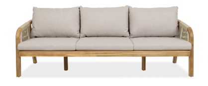 Diablo Outdoor Cream 3 Seater Sofa