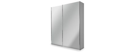 Miami Pebble Grey Slide Wardrobe 1.5M