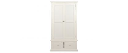 Amelia White Wooden 2 Door Wardrobe