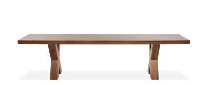 Hudson Smoked Oak Dining Bench 1.8M