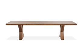Hudson Smoked Oak Dining Bench 2M