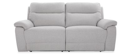 Chicago Dove Grey 3 Seater Power Recliner 