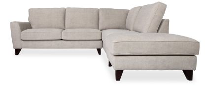 Orson Resilient Fabric Corner Sofa with Right Hand Facing Chaise