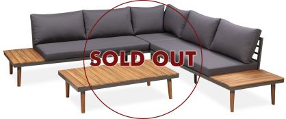 New-England Garden Corner Sofa Set
