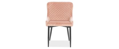 Jasper Pink Velvet Dining Chair