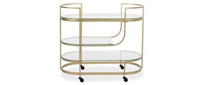 Chelsea Brass Drinks Trolley
