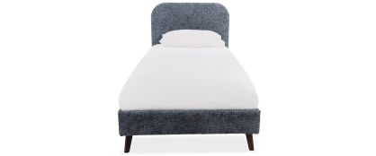 Alice Champagne Fabric 3ft Single Bedframe