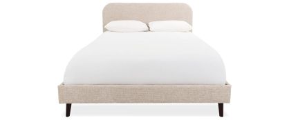 Alice Champagne Fabric 4ft Small Double Bedframe