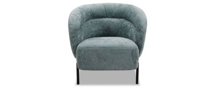 Rio Light Blue Fabric Accent Chair 