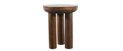Evanescent Natural Wood Side Table