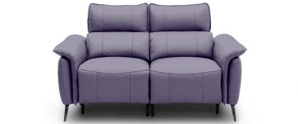Truman Iron Grey Velvet 2 Seater Power Recliner Sofa