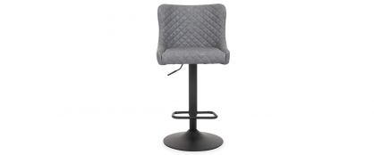 Jasper Grey Velvet Gaslift Barstools