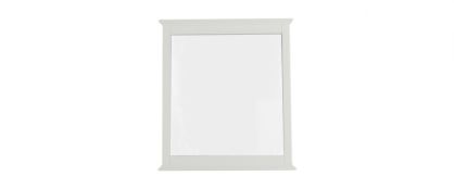 Emily White Wooden Framed Mirror