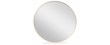 Bronte Gold Round Mirror - 100cm x 100cm