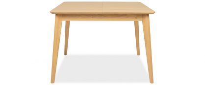 Kona Natural Light Oak Wooden 1m Extending Rectangular Dining Table