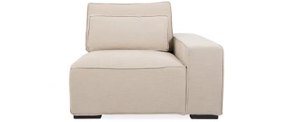 Micah Linen Fabric Left Arm Sofa Piece
