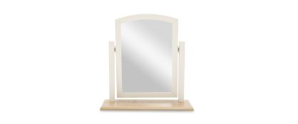 Whitby-Scandi Oak & Grey Vanity Mirror