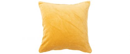 Ochre Velvet Cushion 45x45cm