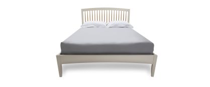 Whitby-Scandi Oak & Grey 4ft 6 Double Spindle Bedframe