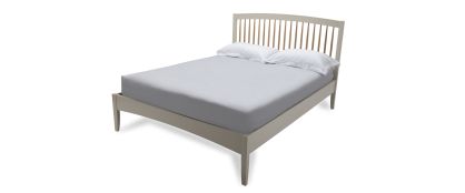 Whitby-Scandi Oak & Grey 5ft King Spindle Bedframe