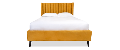 Willow Gold Fabric 4ft 6 Double Bedframe