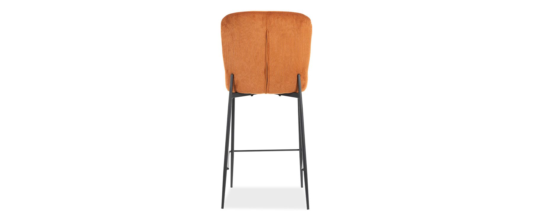 Erin Rust Fabric Barstool