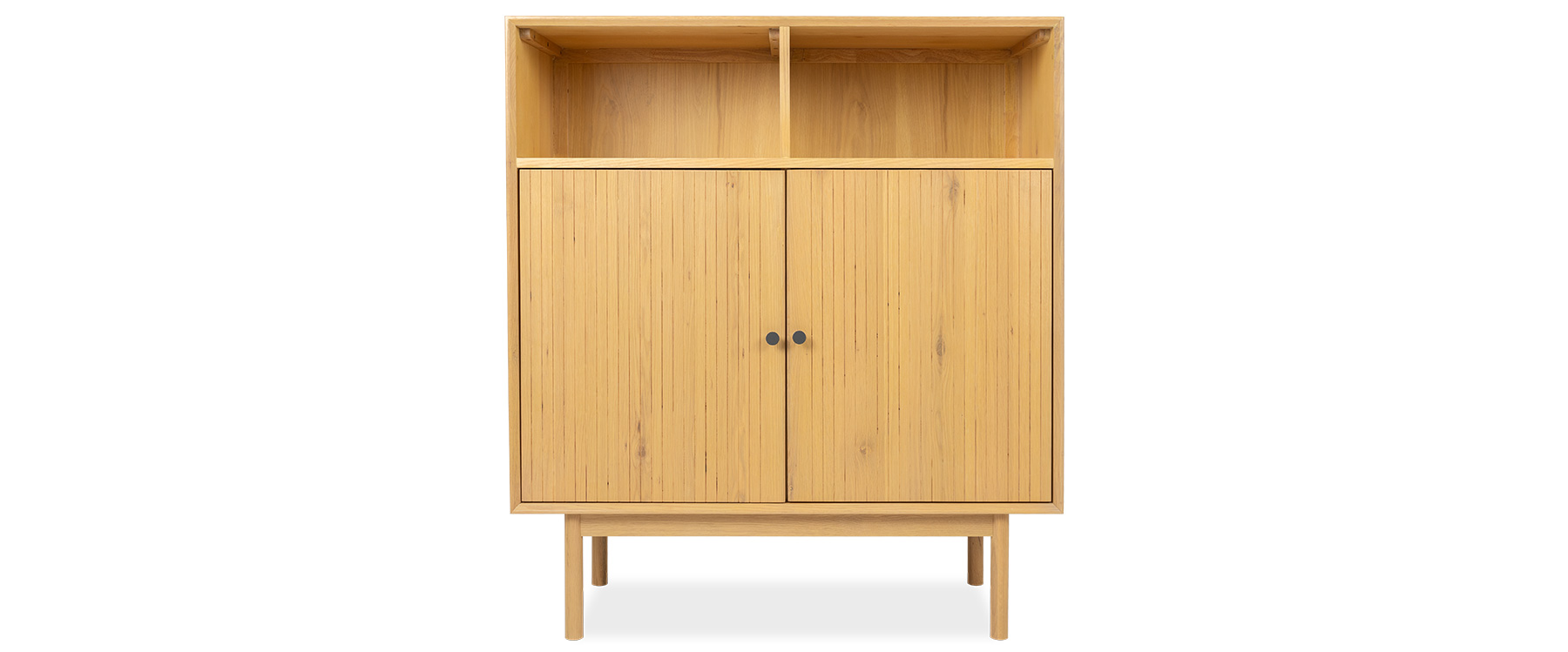 Kona Natural Light Oak Wooden Highboard